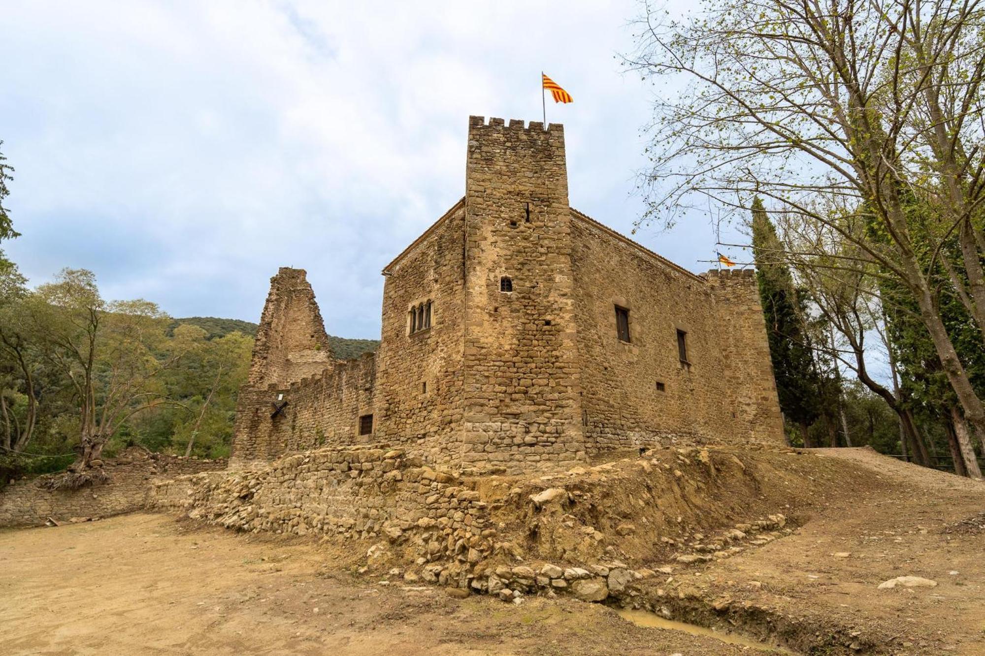 Castell In Girona Villa Sant Miquel de Campmajor Buitenkant foto